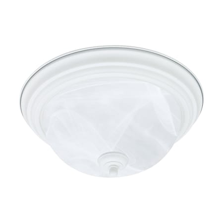 Thomas Ceiling Essentials 14'' Wide 2Light Flush Mount, White SL869218
